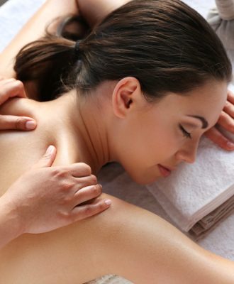 Beauty. Girl in the spa salon